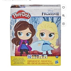 Play Doh Frozen II Create and Style play set - NWT